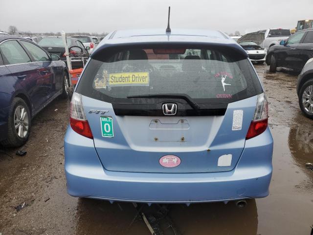 JHMGE8H4XAC009910 - 2010 HONDA FIT SPORT BLUE photo 6