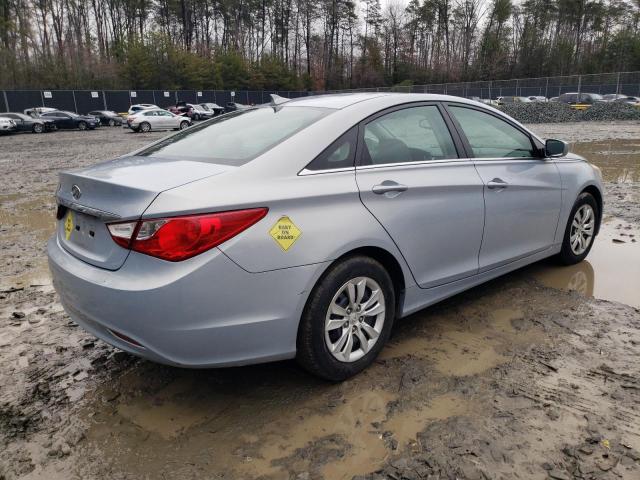 5NPEB4AC2CH381566 - 2012 HYUNDAI SONATA GLS BLUE photo 3