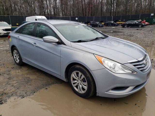 5NPEB4AC2CH381566 - 2012 HYUNDAI SONATA GLS BLUE photo 4