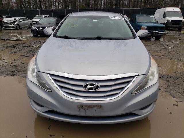 5NPEB4AC2CH381566 - 2012 HYUNDAI SONATA GLS BLUE photo 5