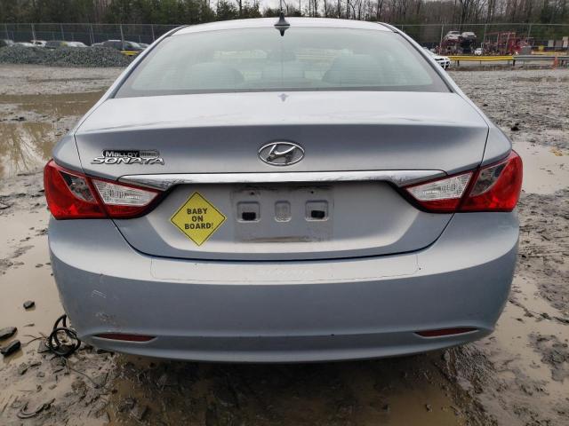 5NPEB4AC2CH381566 - 2012 HYUNDAI SONATA GLS BLUE photo 6