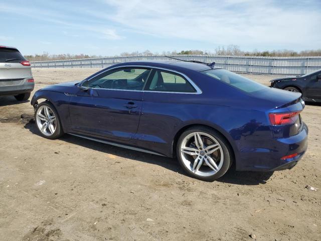 WAUTNAF50KA071734 - 2019 AUDI A5 PREMIUM PLUS BLUE photo 2