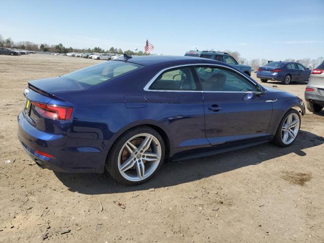 WAUTNAF50KA071734 - 2019 AUDI A5 PREMIUM PLUS BLUE photo 3