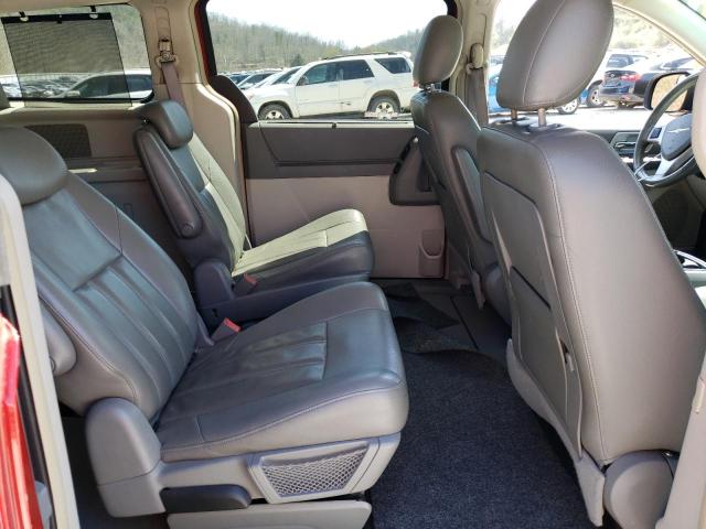 2A8HR54P38R709822 - 2008 CHRYSLER TOWN & COU TOURING წითელი ფოტო 11