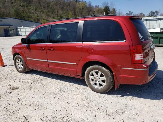 2A8HR54P38R709822 - 2008 CHRYSLER TOWN & COU TOURING წითელი ფოტო 2