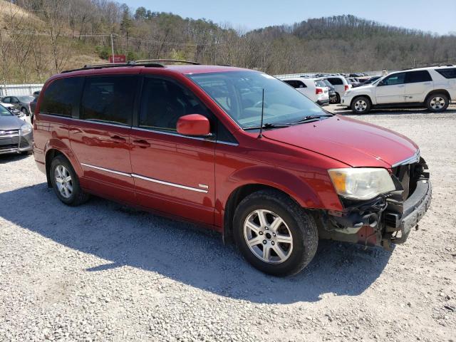 2A8HR54P38R709822 - 2008 CHRYSLER TOWN & COU TOURING წითელი ფოტო 4