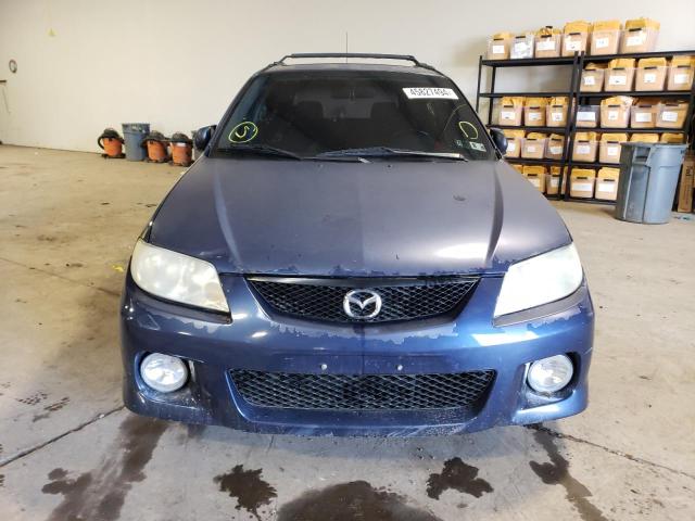 JM1BJ245321634861 - 2002 MAZDA PROTEGE PR5 BLUE photo 5