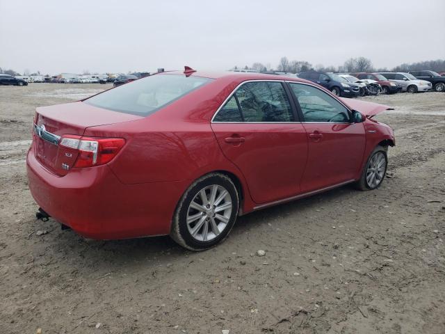 4T1BD1FK5CU033550 - 2012 TOYOTA CAMRY HYBRID RED photo 3