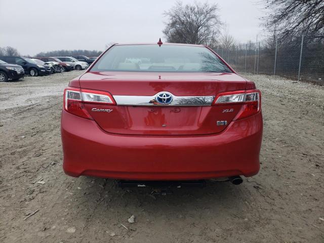 4T1BD1FK5CU033550 - 2012 TOYOTA CAMRY HYBRID RED photo 6