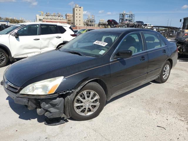 3HGCM56437G708839 - 2007 HONDA ACCORD LX BLACK photo 1