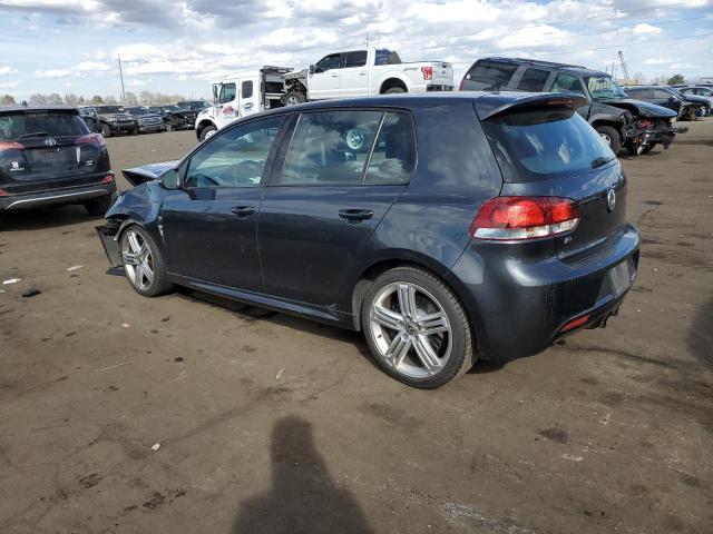 WVWPF7AJ9CW212684 - 2012 VOLKSWAGEN GOLF R GRAY photo 2