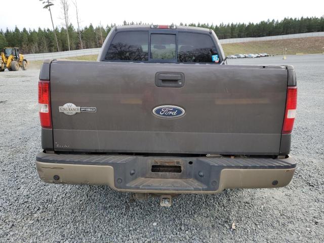 1FTPW12575KD82843 - 2005 FORD F150 SUPERCREW BROWN photo 6