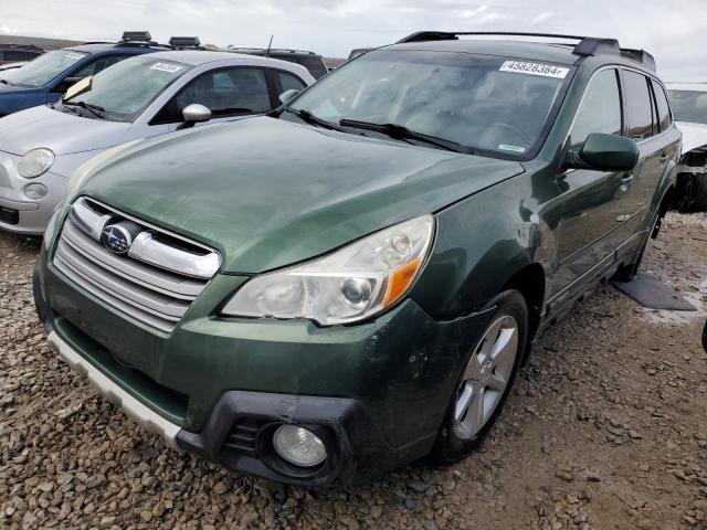 4S4BRBMC2E3224290 - 2014 SUBARU OUTBACK 2.5I LIMITED GREEN photo 1