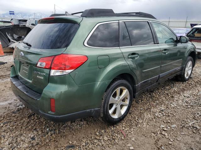 4S4BRBMC2E3224290 - 2014 SUBARU OUTBACK 2.5I LIMITED GREEN photo 3