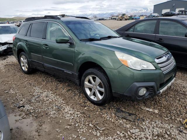 4S4BRBMC2E3224290 - 2014 SUBARU OUTBACK 2.5I LIMITED GREEN photo 4