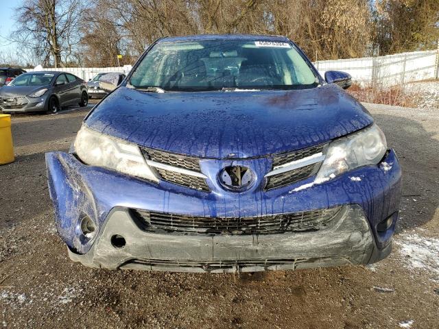 2T3ZFREV0EW096097 - 2014 TOYOTA RAV4 LE BLUE photo 5