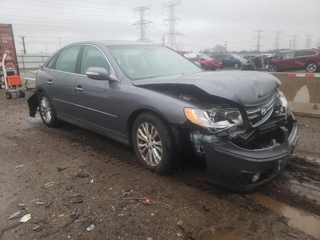 KMHFC4DF2BA544354 - 2011 HYUNDAI AZERA GLS GRAY photo 4