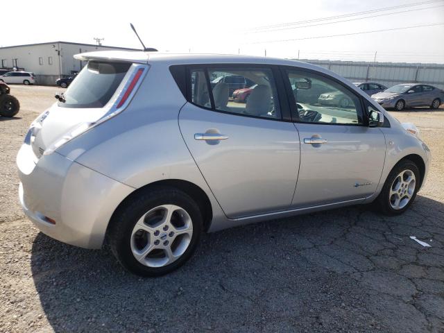 JN1AZ0CPXCT018529 - 2012 NISSAN LEAF SV SILVER photo 3