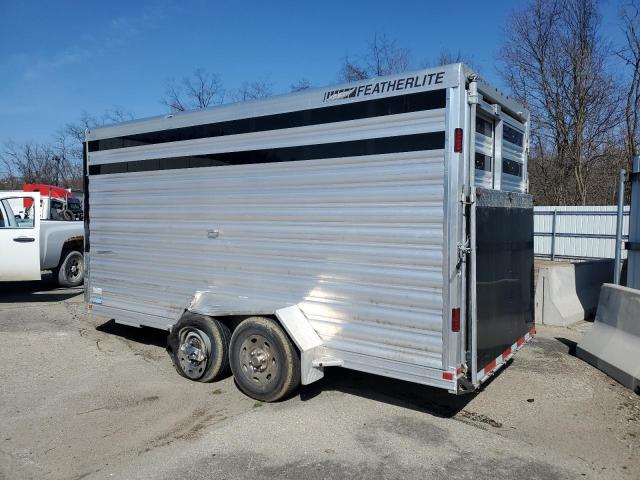 4FGA21621NC156030 - 2022 FEATHERLITE MFG INC TRAILER BLACK photo 3