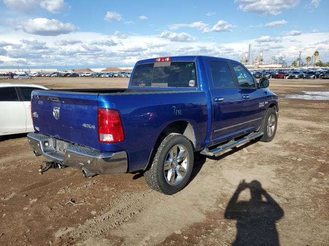 3C6RR7LT4JG140276 - 2018 RAM 1500 SLT BLUE photo 3