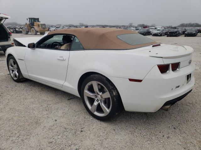 2G1FK3DJ8C9112900 - 2012 CHEVROLET CAMARO 2SS WHITE photo 2