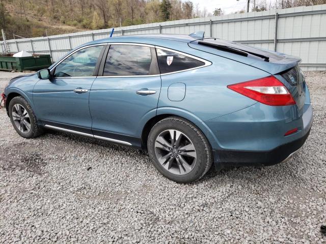 5J6TF2H51EL002928 - 2014 HONDA CROSSTOUR EXL BLUE photo 2