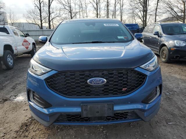 2FMPK4AP4KBB39900 - 2019 FORD EDGE ST BLUE photo 5