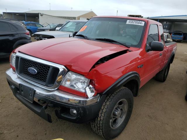 1FTZR45E65PA42499 - 2005 FORD RANGER SUPER CAB RED photo 1