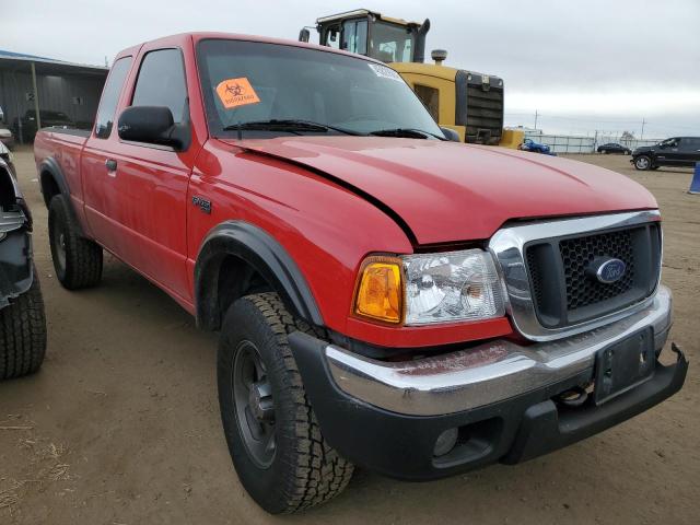 1FTZR45E65PA42499 - 2005 FORD RANGER SUPER CAB RED photo 4