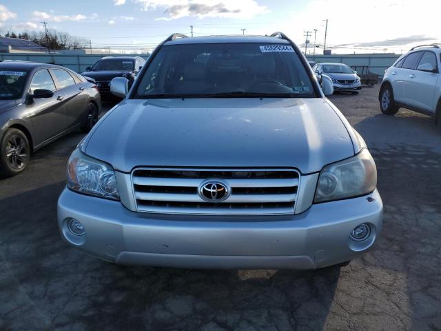 JTEEP21A240053806 - 2004 TOYOTA HIGHLANDER SILVER photo 5