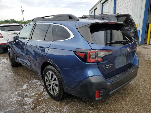 4S4BTACC1L3206552 - 2020 SUBARU OUTBACK PREMIUM BLUE photo 2