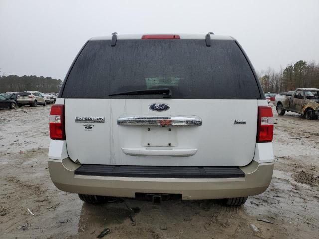 1FMFU17539EB27360 - 2009 FORD EXPEDITION EDDIE BAUER WHITE photo 6