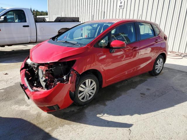 3HGGK5H5XFM774947 - 2015 HONDA FIT LX RED photo 1