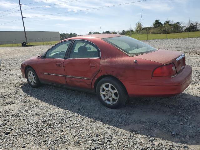 1MEFM53U3YA641660 - 2000 MERCURY SABLE LS RED photo 2