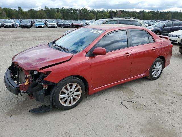 2T1BU4EE8AC451158 - 2010 TOYOTA COROLLA BASE RED photo 1