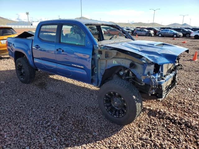 3TMCZ5AN0HM096571 - 2017 TOYOTA TACOMA DOUBLE CAB BLUE photo 4