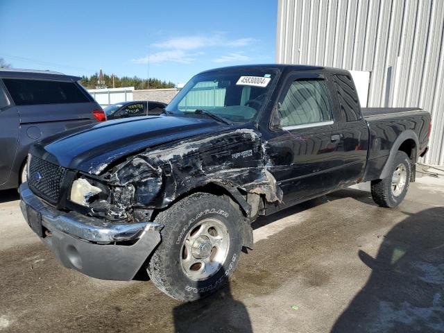 1FTZR15E41PB75576 - 2001 FORD RANGER SUPER CAB BLACK photo 1
