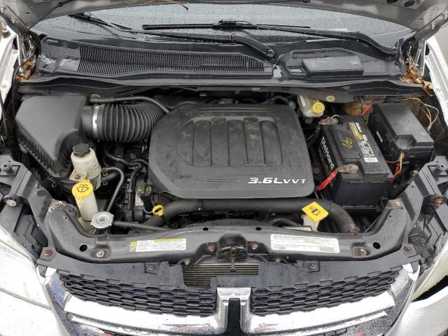 2C4RDGBG0CR138775 - 2012 DODGE GRAND CARA SE GRAY photo 12