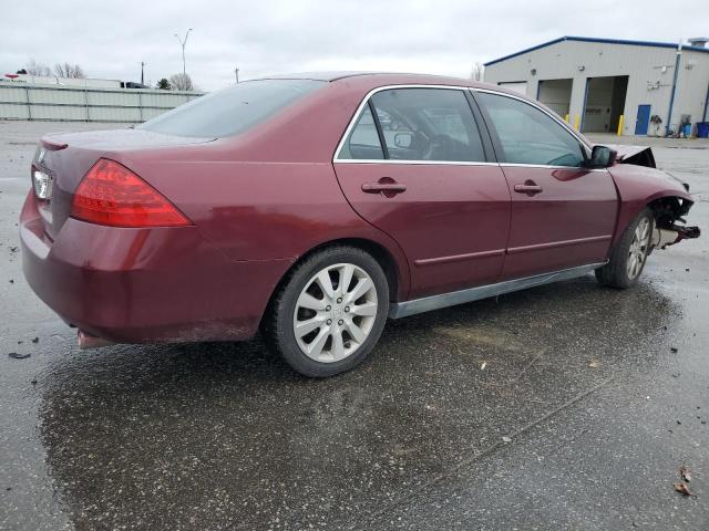 1HGCM66366A071648 - 2006 HONDA ACCORD LX BURGUNDY photo 3