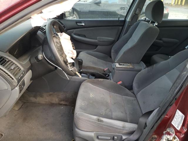 1HGCM66366A071648 - 2006 HONDA ACCORD LX BURGUNDY photo 7