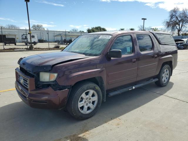 2HJYK16547H536392 - 2007 HONDA RIDGELINE RTL BURGUNDY photo 1