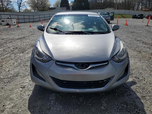 5NPDH4AEXFH607353 - 2015 HYUNDAI ELANTRA SE SILVER photo 5