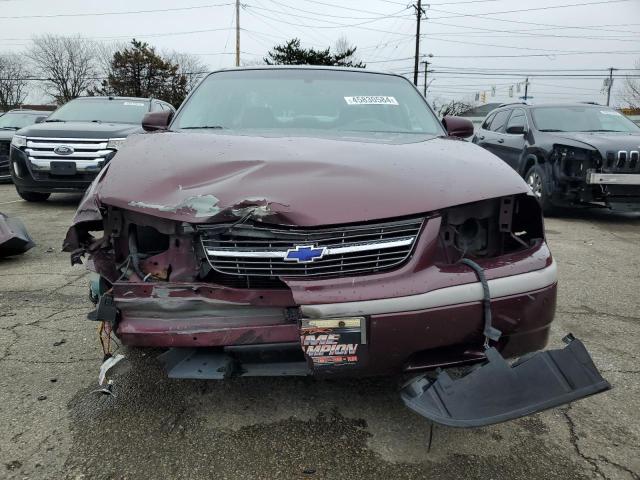 2G1WF52E549402485 - 2004 CHEVROLET IMPALA MAROON photo 5