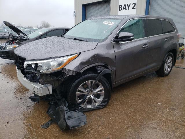 5TDBKRFH0ES065455 - 2014 TOYOTA HIGHLANDER LE GRAY photo 1