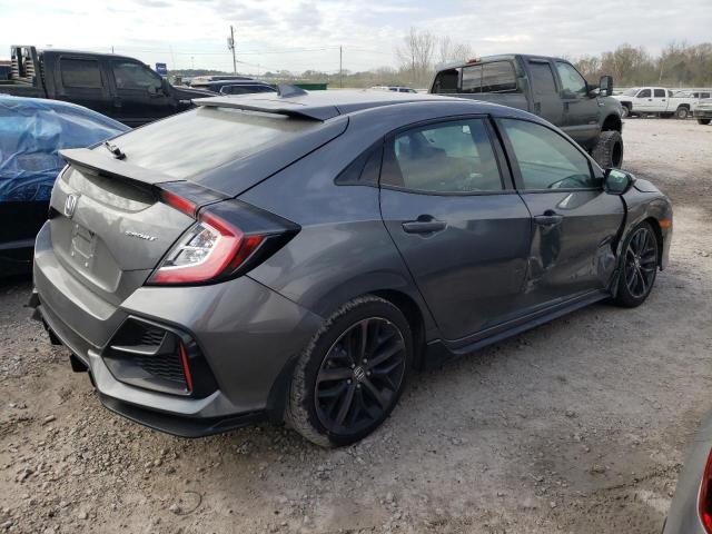 SHHFK7H4XMU209806 - 2021 HONDA CIVIC SPORT 灰色 照片 3