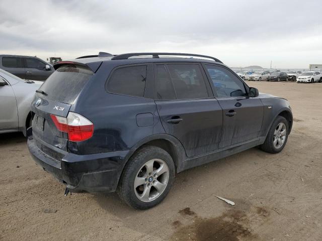 WBXPC93418WJ14481 - 2008 BMW X3 3.0SI BLUE photo 3