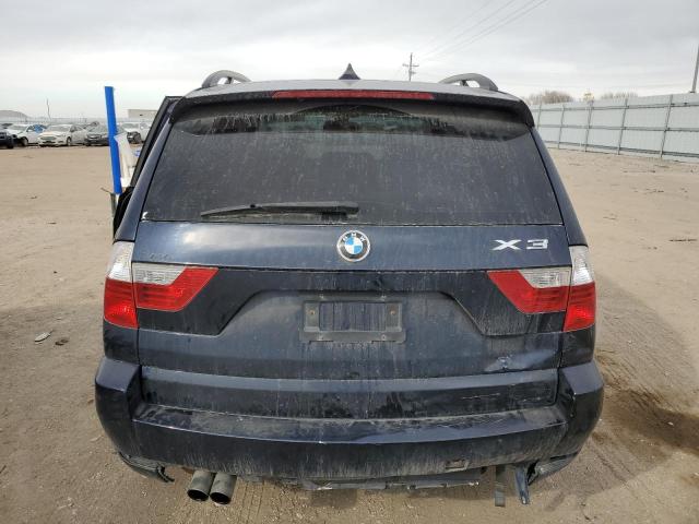 WBXPC93418WJ14481 - 2008 BMW X3 3.0SI BLUE photo 6