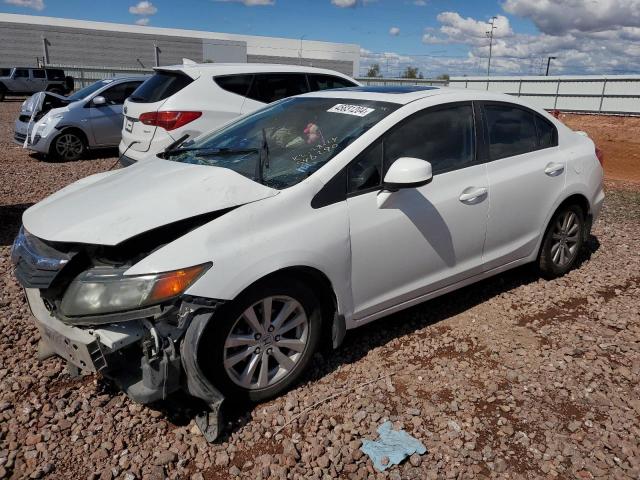 2HGFB2F83CH546290 - 2012 HONDA CIVIC EX WHITE photo 1