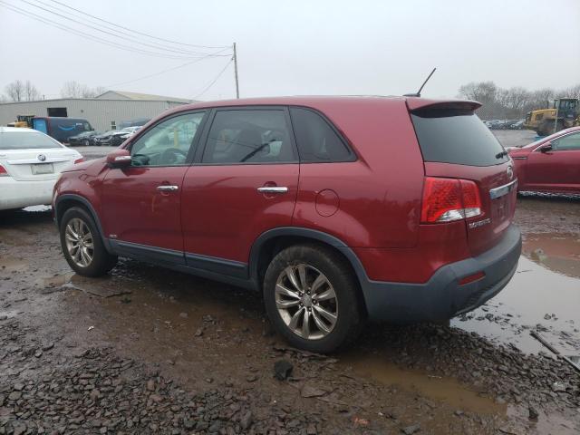 5XYKUDA2XBG030463 - 2011 KIA SORENTO EX RED photo 2