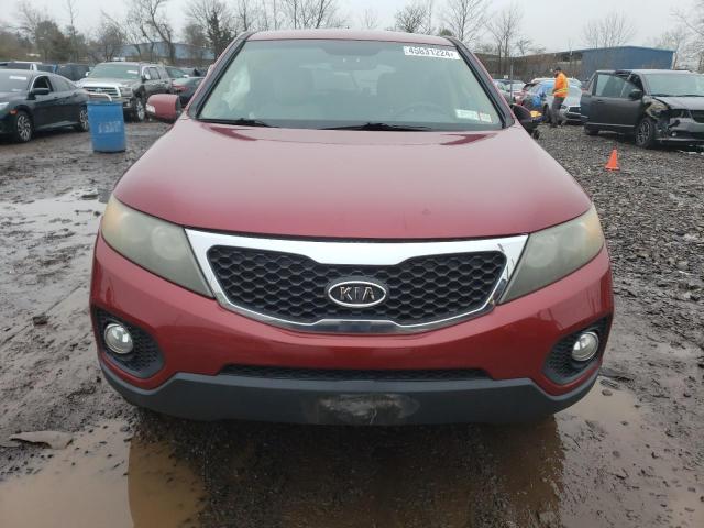 5XYKUDA2XBG030463 - 2011 KIA SORENTO EX RED photo 5